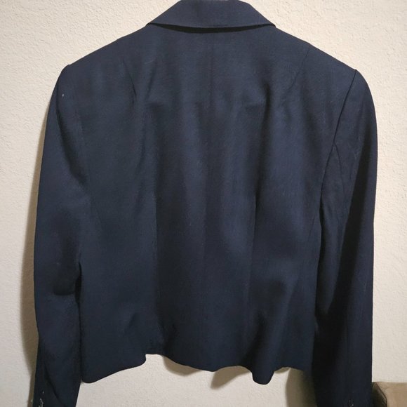 Vintage Hairston Roberson Crop Jacket - Navy Blue with western details - Picture 2 of 5